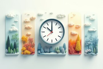 Seasonal Clock: Yearly Transitions