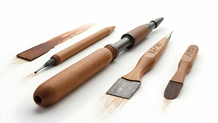 Fototapeta premium Wood Marking Tools: Carpenter's Layout Essentials