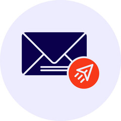 Send Mail Vector Icon Design