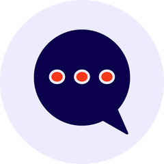 Fototapeta premium Chat Vector Icon