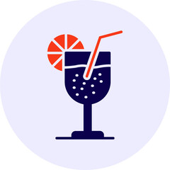 Lemon Juice Vector Icon
