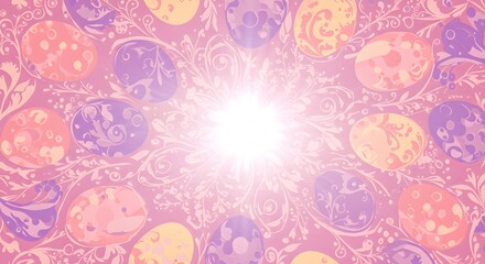 easter eggs background