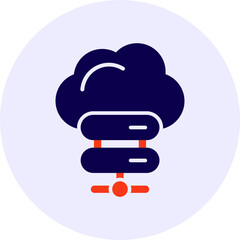 Cloud Storage Vector Icon