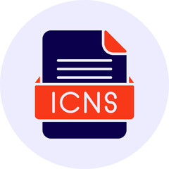 ICNS File Format Vector Icon Design
