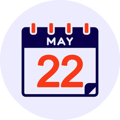 22 May Vector Icon Design