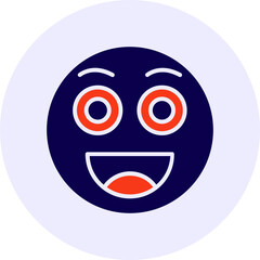 Laughing Vector Icon Design
