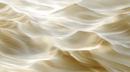 Obraz premium Organic wooden waves with a soft beige color scheme, flowing gently like ripples on a still lake