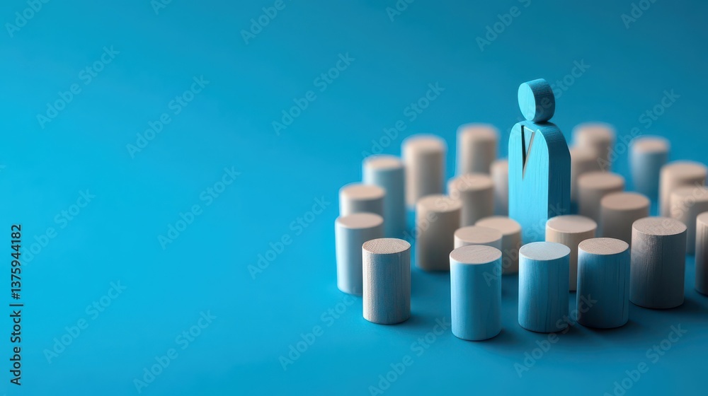 Poster a serene individual standing calmly amongst a group of white candles creating a tranquil and peacefu