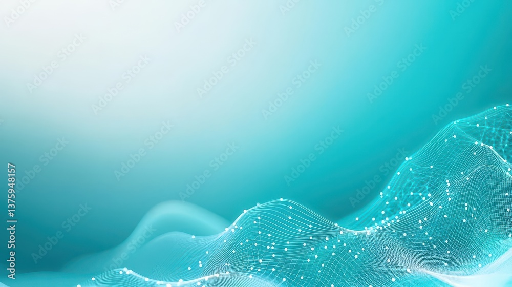 Aufkleber Blue background featuring a dynamic white and black wave pattern creating a striking visual contrast and depth