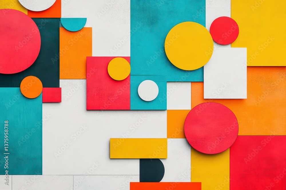 Poster colorful abstract wallpaper with fluid shapes and rich hues creating a dreamy and artistic backgroun