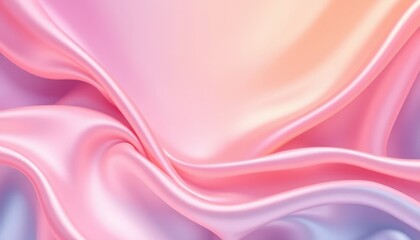 Obraz premium Soft Warm Peach and Pink Gradient Fabric