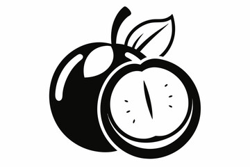 vector illustration of an apple