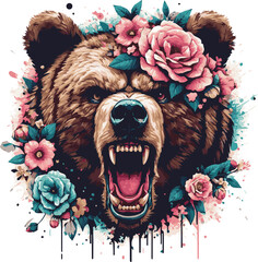 bear for T Shirt 