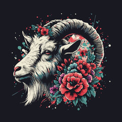 goat for T Shirt 