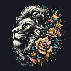 lion for T Shirt 