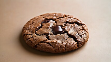 Delicious Chocolate Chunk Cookie Closeup Photography