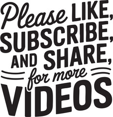 Please Like, Subscribe, and Share for more Videos in a Square shape typography text for YouTube videos credits. 