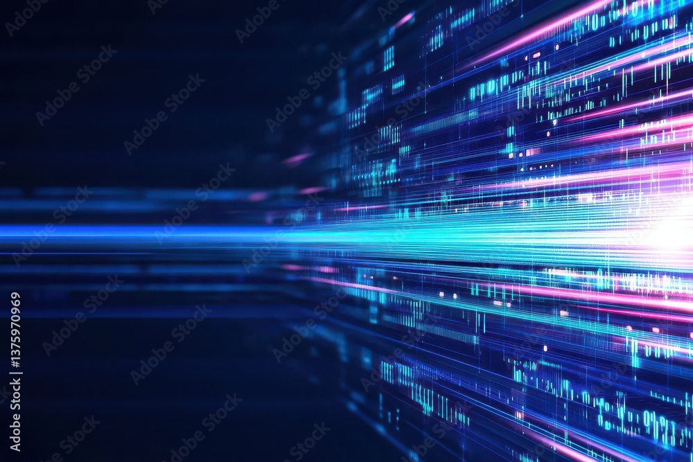 Aufkleber Advanced digital technology background featuring circuit patterns and abstract designs that represent modern innovation