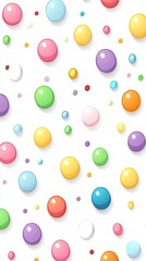 Colorful Gummy Candy Pattern