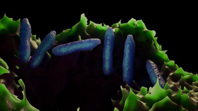 Anthrax bacteria (Bacillus anthracis) are rod-shaped, Gram-positive bacteria that can cause a serious infectious disease called anthrax in humans and animals. 