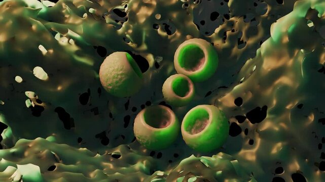 A bacterial cell is a microscopic, single-celled organism lacking a nucleus and other complex internal structures. It typically has a cell wall, cytoplasm containing its genetic material (DNA)
