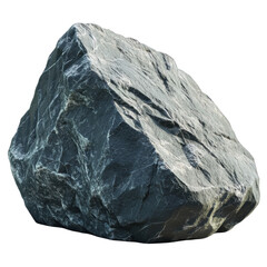 Realistic 3D Rock Asset for Environments on a white background.