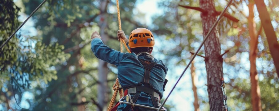 Adventure Park Climbing – Safety and Challenge in the Trees.