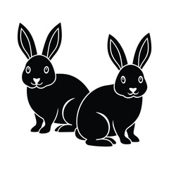 vector illustration of a bunny