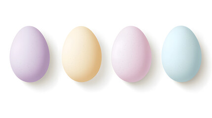 Pastel Colored Easter Eggs