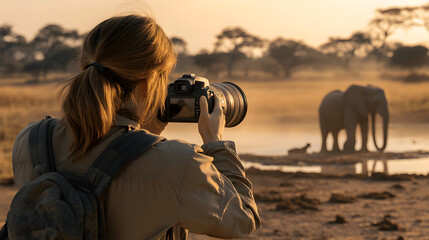 Photographer Capturing Wildlife