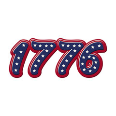 Vecteur de célébration de l'indépendance Américaine, couleurs du drapeau américain