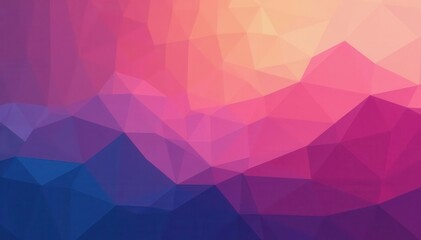 Obraz premium Subtle gradients create rounded, low-poly shapes with a hazy, dreamy effect , flowing, hazy background, abstract art