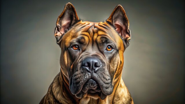 Presa Canario Dog Breed Portrait