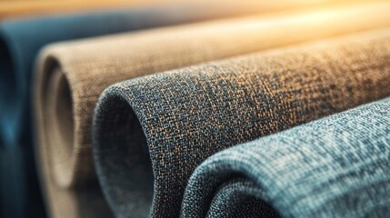 Textile quality assurance close-up on fabric testing in garment factories and industrial environments