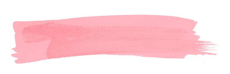 pink brush isolated on transparent background