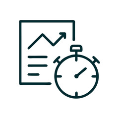 Stopwatch and Graph Representation for Time Management  