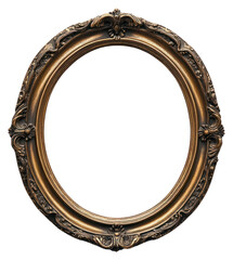 Fototapeta premium PNG Oval frame oval vintage antique.