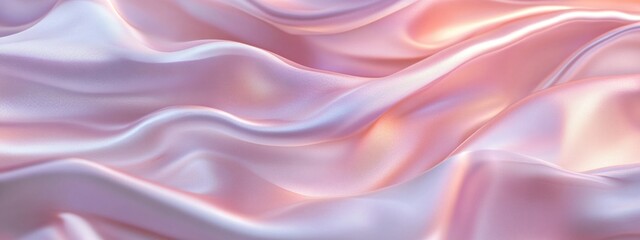 Obraz premium Luxury silk texture background with soft folds and pastel tones