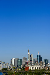 Fototapeta premium Business Center, Frankfurt, Hessen, Germany