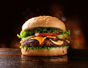  Burger special discount banner with blank space for text. Burger banner 