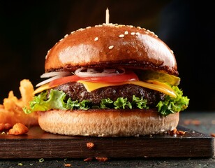  Burger special discount banner with blank space for text. Burger banner 