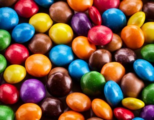  Colorful chocolate candy for backgrounds 