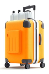 Orange Suitcase Travel Ready