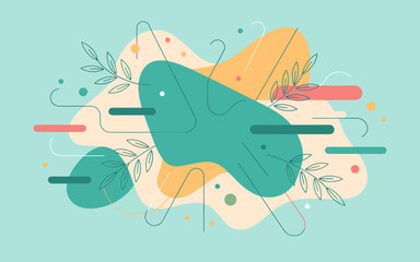 abstract a colorful nature design background