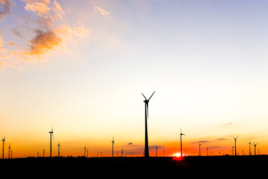 windpark, Burgenland, Austria
