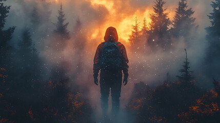 Forest fire survivor