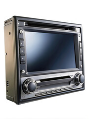 Obraz premium HighTech Car Stereo System with Modern Touchscreen Display and Sleek Design