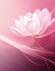 Fototapeta premium Graphic background with lotus flower image