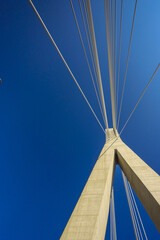 Obraz premium Schrägseilbrücke, Most Dr. Franja Tudmana, Dubrovnik, Dalmatie