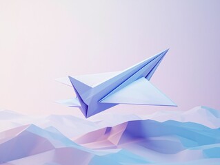 Paper Plane Soaring